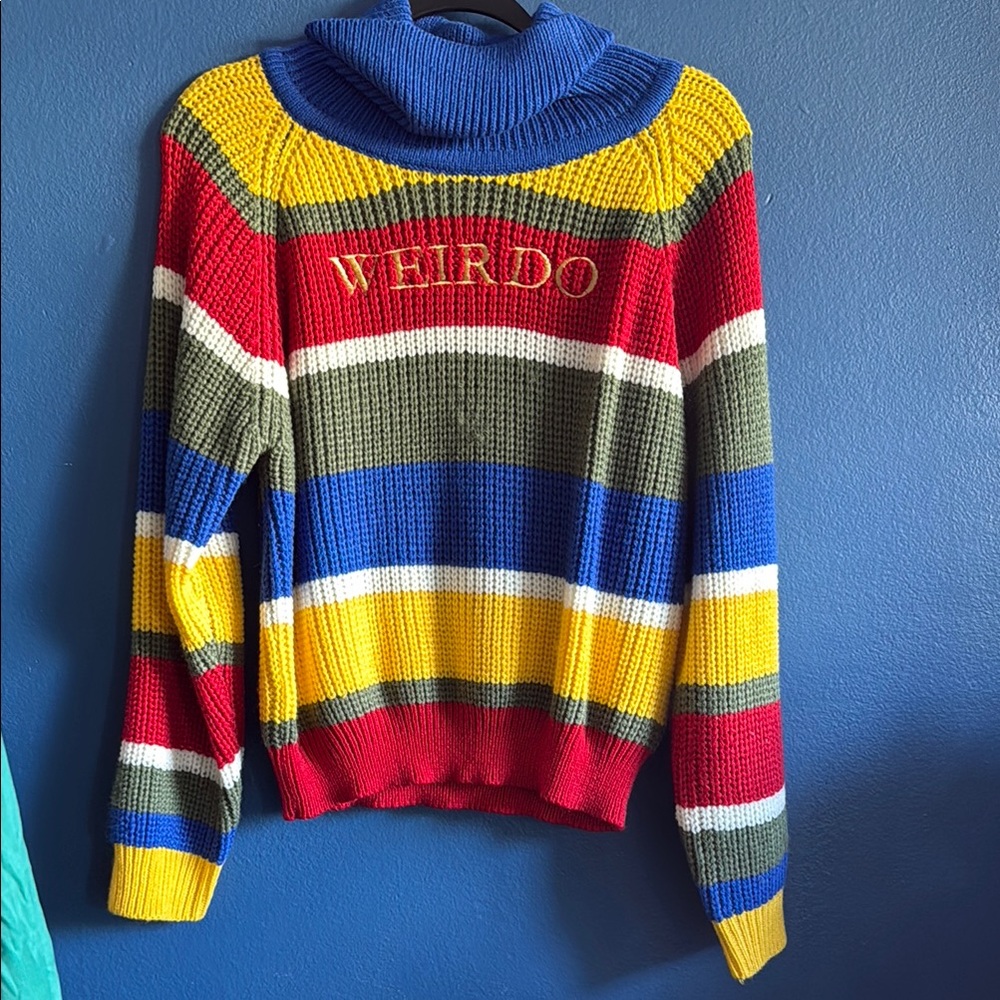 Colorful Striped Sweater
